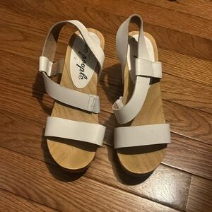 Free People White Sandals